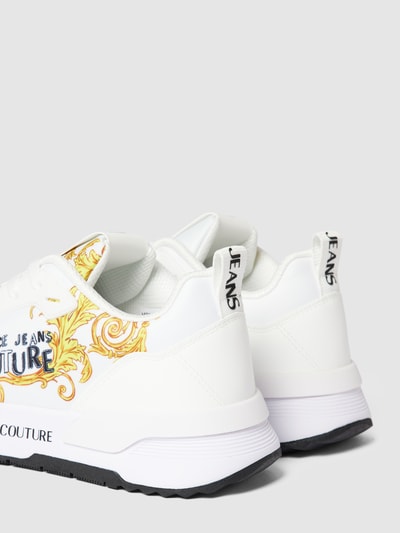 Versace Jeans Couture Sneaker mit Label-Print Modell 'FONDO' Weiss 2