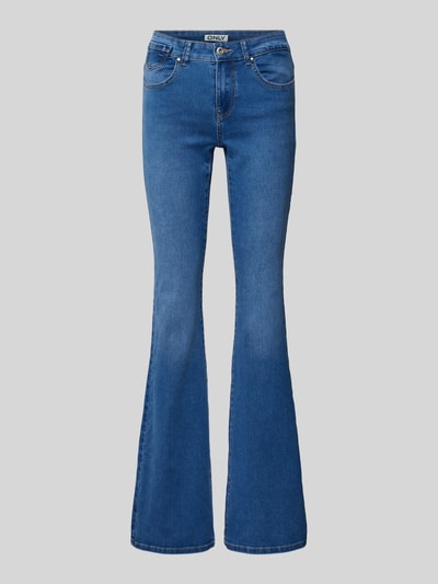 Only Bootcut jeans van katoenmix, model 'REESE' Lichtblauw - 2