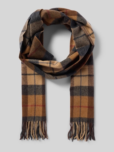 SALMONE Sjaal van puur kasjmier Camel - 1