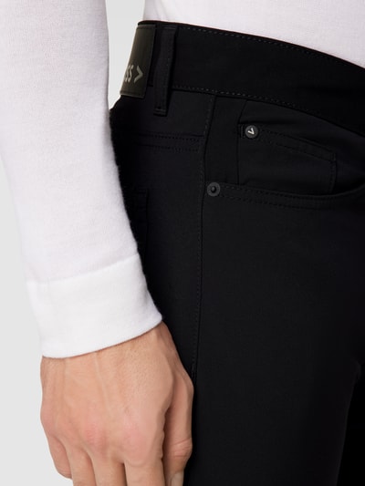 BOSS Stoffen broek in 5-pocketmodel, model 'Delaware' Zwart - 3