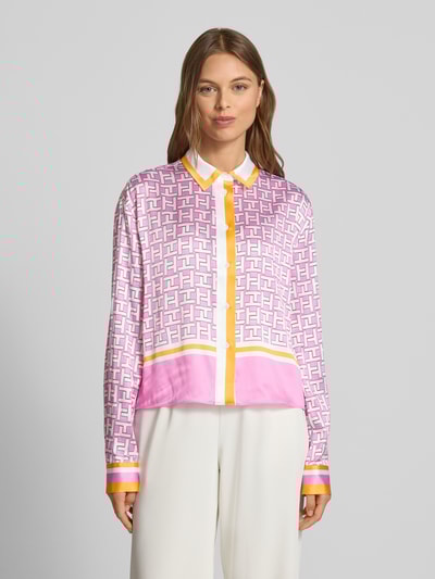 Herzensangelegenheit Regular Fit Bluse im Allover-Look Pink 4