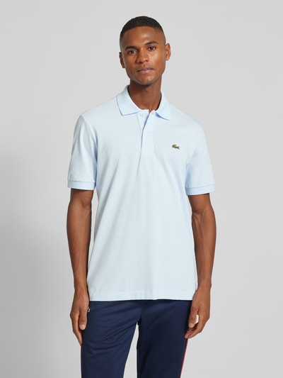 Lacoste Classic Fit Poloshirt mit Label-Badge Hellblau 4