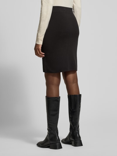 Christian Berg Woman Regular Fit Rock in Strick-Optik Black 5