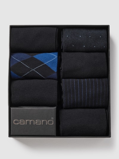 camano Socken mit Stretch-Anteil im 7er-Pack Dunkelblau 3