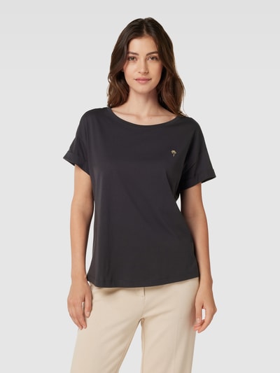 Esprit T-Shirt mit Motiv-Stitching Anthrazit 4