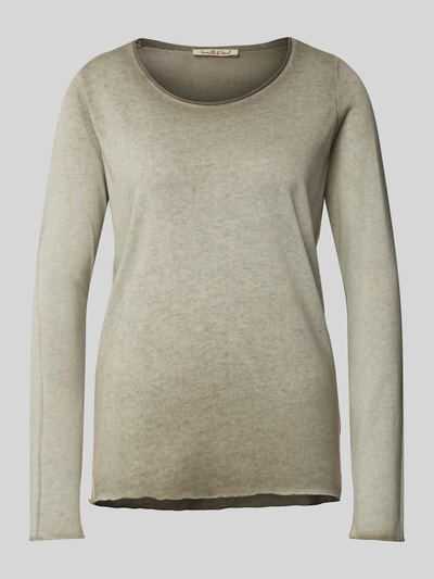 Smith and Soul Longsleeve met ronde hals Olijfgroen - 2