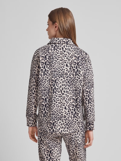 Christian Berg Woman Sweatjacke mit Animal-Print Sand 5