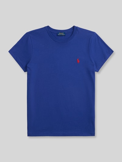 Polo Ralph Lauren Regular Fit T-Shirt aus reiner Baumwolle Dunkelblau 2