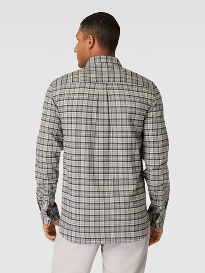 Lyle & Scott Vrijetijdsoverhemd met ruitmotief, model 'Check’ Beige - 5