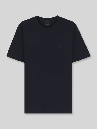 BOSS Regular Fit T-Shirt aus reiner Baumwolle Modell 'Thompson 01' Marine 2