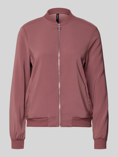 VERO MODA Regular Fit Bomberjacke mit College-Kragen Modell 'COCO' Altrosa 2