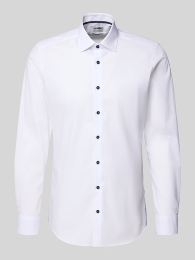 OLYMP Level Five Slim Fit Business-Hemd mit Kentkragen Weiss 2