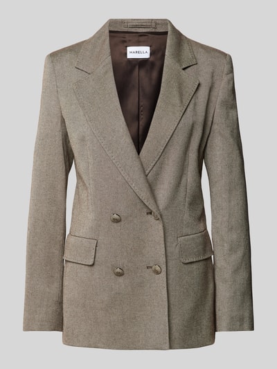 Marella Blazer met klepzakken, model 'NODO' Lichtbruin - 2