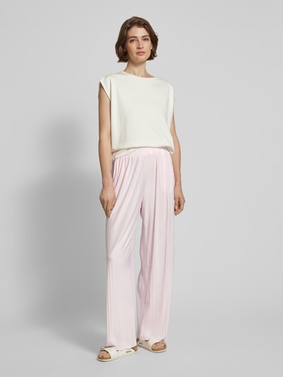 Selected Femme Stoffen broek met plissévouwen, model 'ELLIE' Rosé - 1