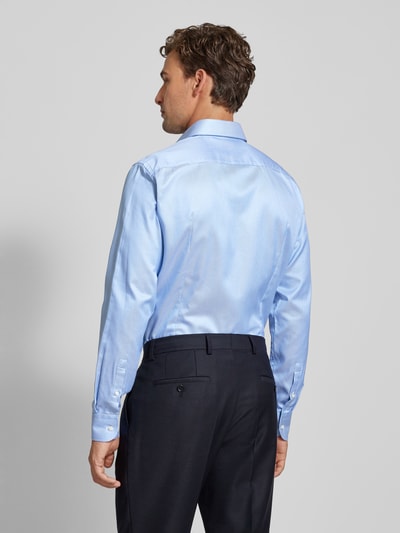 BOSS Slim fit zakelijk overhemd met knoopsluiting, model 'Hank' Bleu - 5