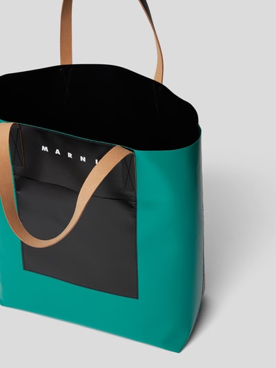Marni Shopper mit Außenfach Grün 6