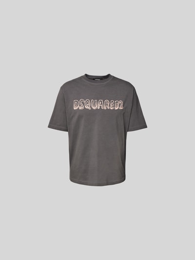 Dsquared2 T-Shirt mit Label-Print Mittelgrau 2