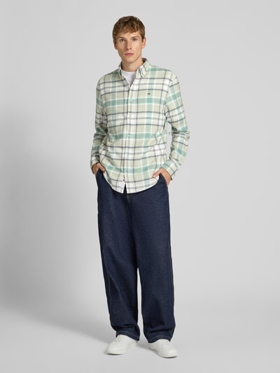 Tommy Jeans Regular fit vrijetijdsoverhemd van puur katoen Groen - 1