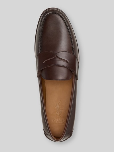 Polo Ralph Lauren Loafer aus echtem Leder Dunkelbraun 3