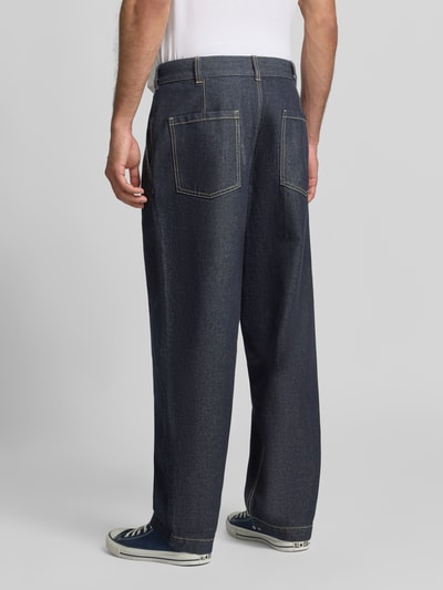 Jake*s Studio Men Loose Fit Jeans aus reiner Baumwolle Dunkelblau 5