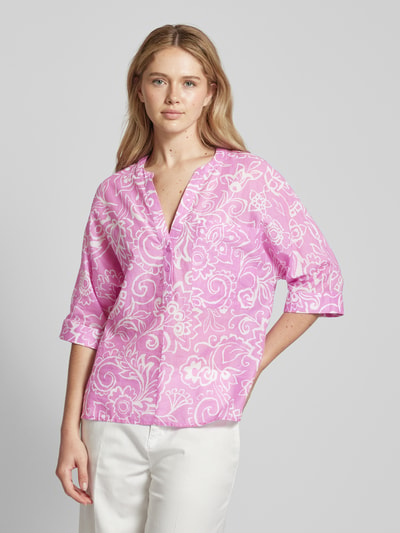 s.Oliver RED LABEL Blouse met 3/4-mouwen Rosé - 4