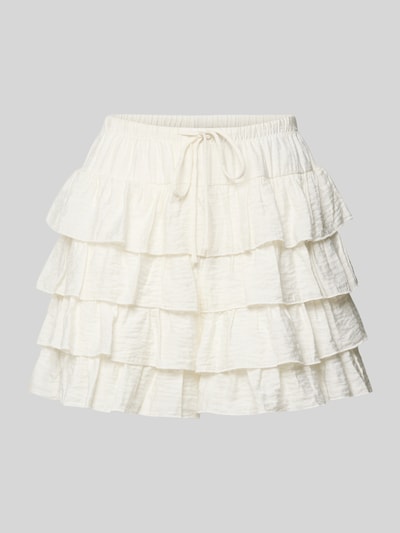 VERO MODA Relaxed Fit Shorts aus Viskose-Mix Modell 'ZOEY' Offwhite 2