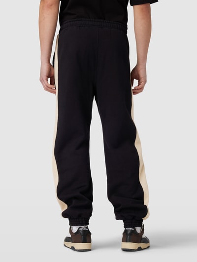 Pegador Sweatpants met galonstrepen, model 'Aytoun' Zwart - 5