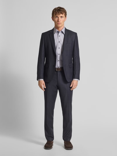 ETERNA Modern fit zakelijk overhemd met kentkraag Zilver - 1