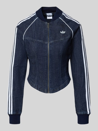 adidas Originals kurtka jeansowa o kroju regular fit z mieszanka bawełny model 'SUPERSTAR' Ciemnoniebieski 1