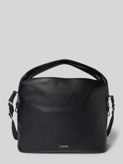 Liu Jo White Hobo Bag in Leder-Optik Black 2