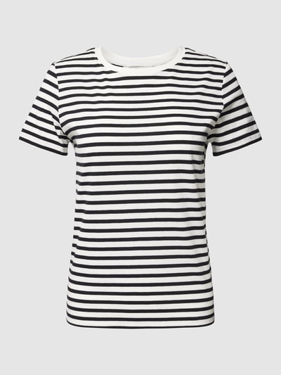 Tom Tailor Denim T-shirt met ronde hals Zwart - 2