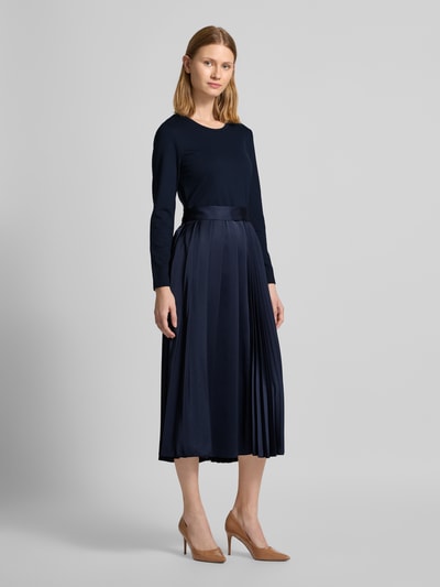 Weekend Max Mara Midikleid mit Rundhalsausschnitt Modell 'SHEREE' Marine 1