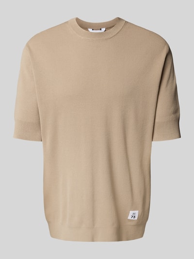 Matinique T-Shirt mit Label-Detail Modell 'trivolt' Beige 2