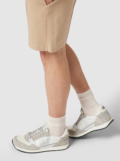 Emporio Armani Sneaker mit Kontrastbesatz Weiß 1