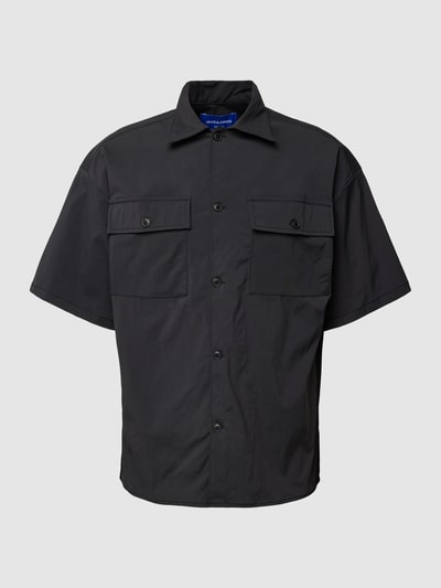 Jack & Jones Freizeithemd mit Knopfleiste Modell 'MONTANA' Black 2