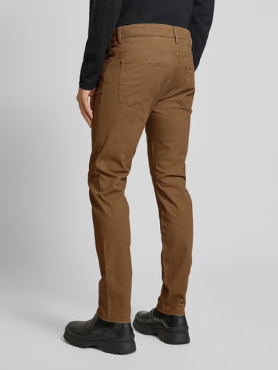 BOSS Slim Fit Chino mit Strukturmuster Modell 'DELAWARE' Camel 5