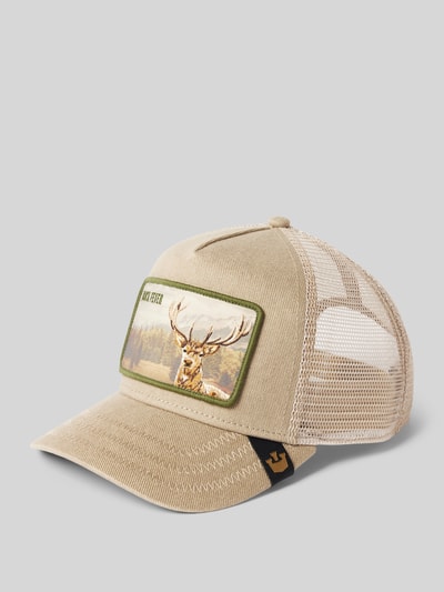 GOORIN BROS. Trucker-pet met motiefbadge, model 'Buck Fever' Beige - 1