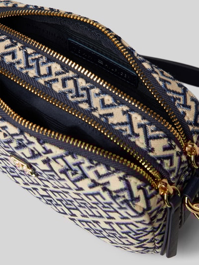 Tommy Hilfiger Torba na ramię z żakardowym monogramem Granatowy 5