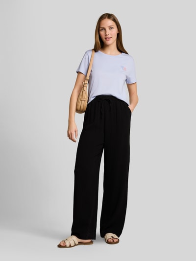 Tom Tailor Denim regular fit T-shirt van puur katoen Lichtblauw - 1