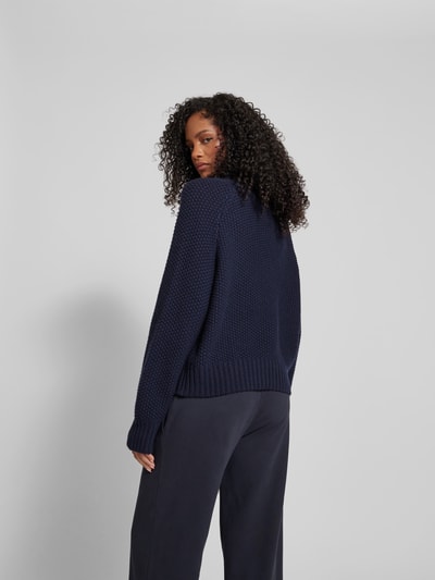 Juvia Pullover mit Stehkragen Marine 5