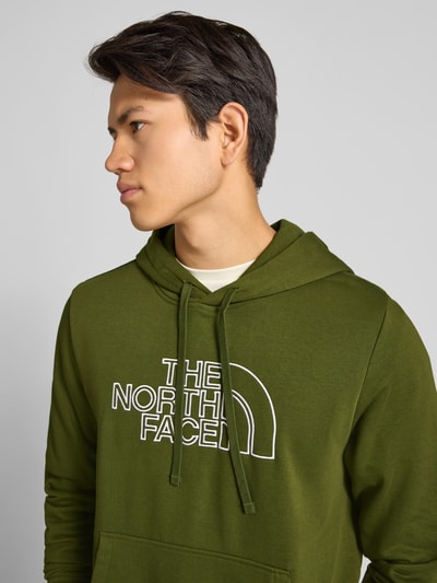 The North Face Hoodie met labelstitching Olijfgroen - 3