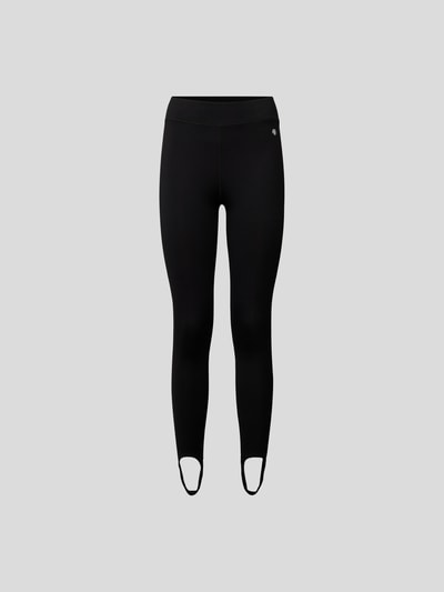 Anine Bing Leggings mit Label-Print Schwarz 2