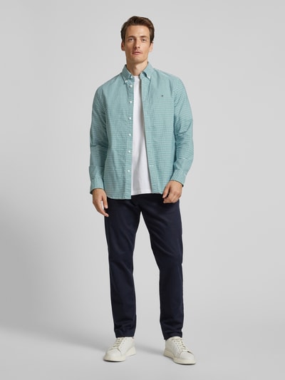 Tommy Hilfiger Regular Fit Freizeithemd mit Button-Down-Kragen Modell 'HERITAGE' Oliv 1