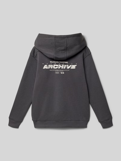 JACK & JONES Hoodie aus Baumwoll-Mix Modell 'COMINERAL' Graphit 3