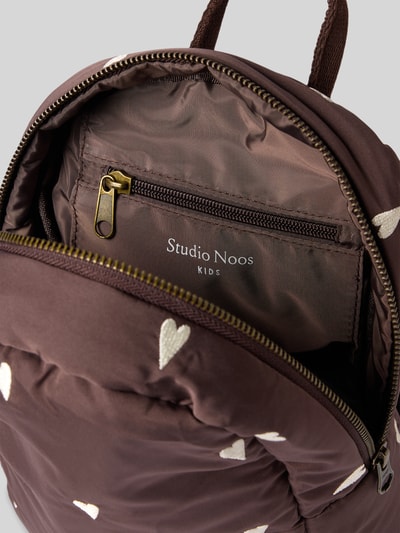 STUDIO NOOS Rucksack mit Tragehenkel Dunkelbraun 5