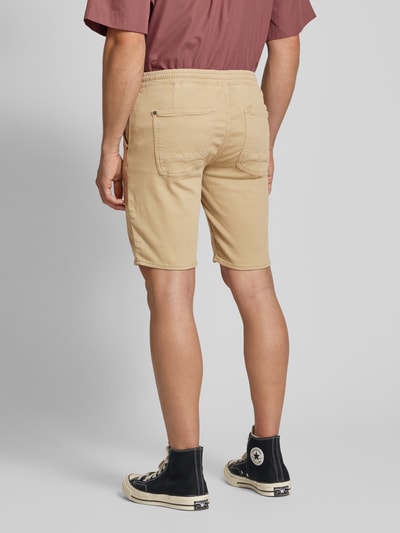 Blend Korte slim fit broek met tunnelkoord, model 'BLIZZARD' Beige - 5