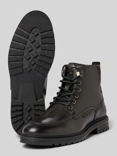 BULLBOXER Boots mit Label-Details und Schnürverschluss Black 4