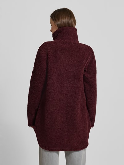 Didriksons Loose fit jack van teddybont, model 'Umi' Bordeaux - 5