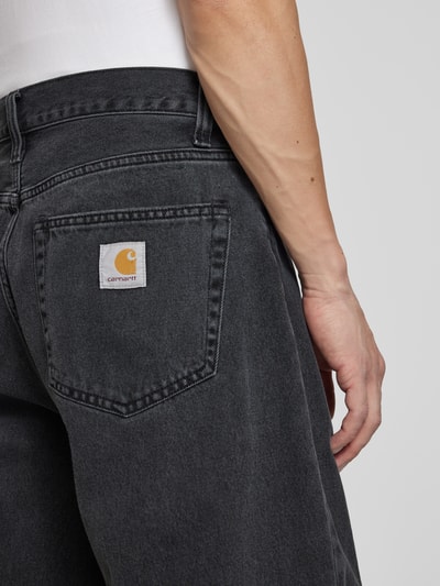 Carhartt Work In Progress Jeansshorts mit Eingrifftaschen Modell 'LANDON' Black 3
