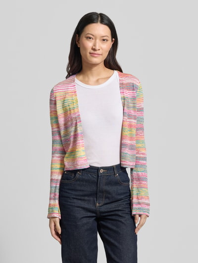 Christian Berg Woman Cardigan aus Viskose-Mix mit offener Front Apricot 4